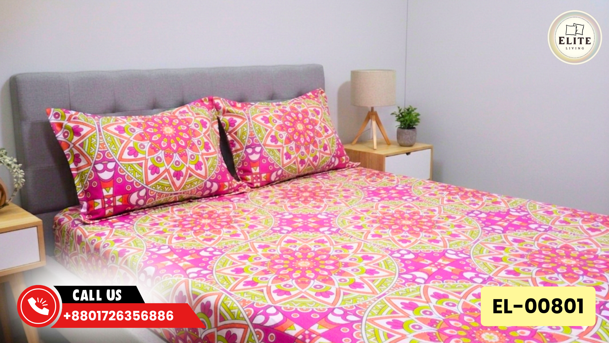 Pink Mandala_৩-পিস সেট
