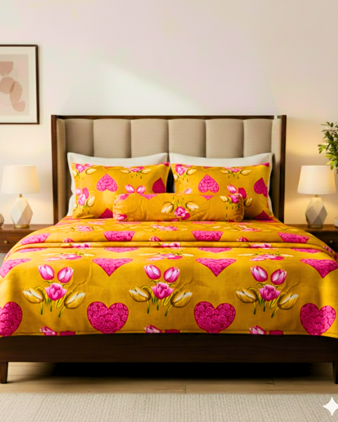 Yellow Heart Floral