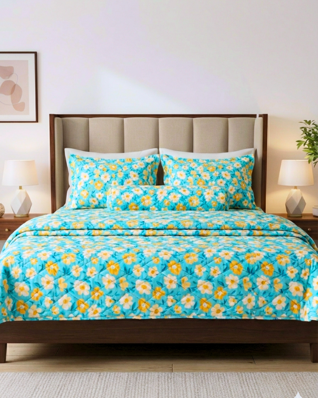 Turquoise Floral