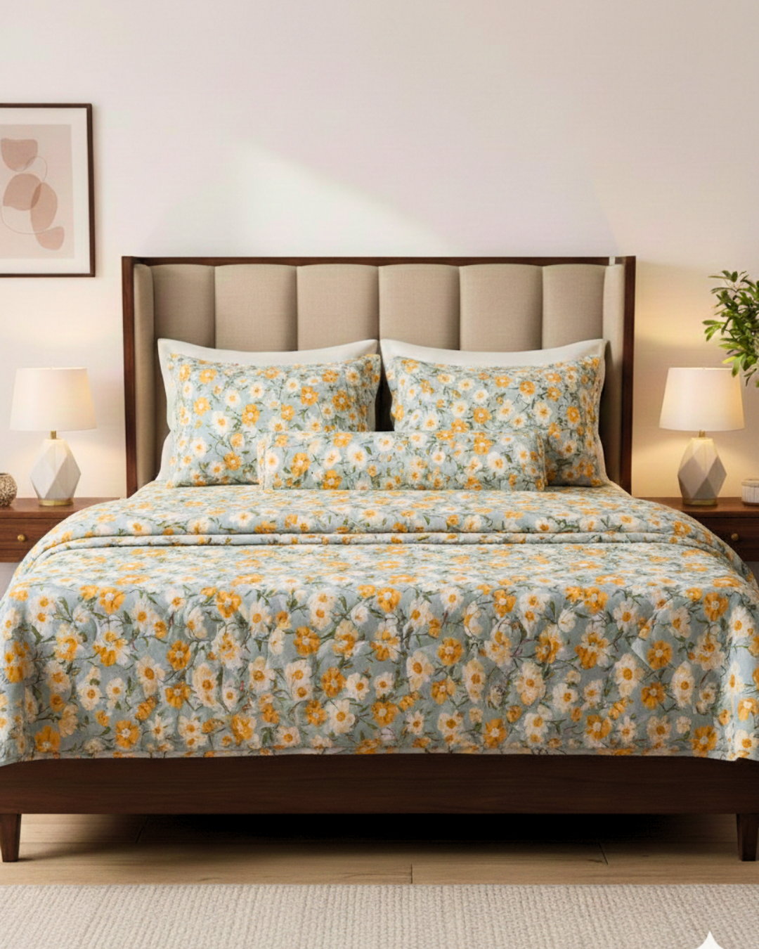 Light Blue Floral