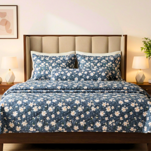 Blue Daisy Floral