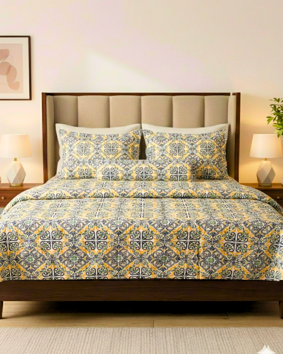Yellow Blue Pattern
