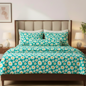 Green Daisy Floral